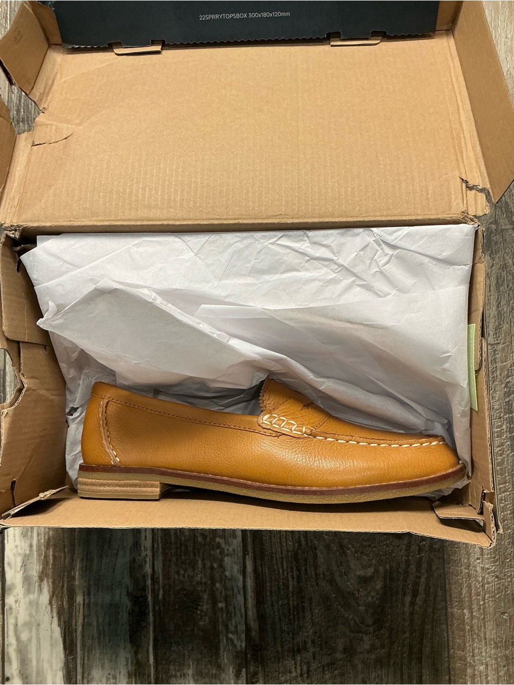 Sperry Women's Leather Penny Loafers in Tan Brown Size 8 - Picture 16 of 16